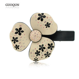Acetate Hair Clip Rhinestone Hair Jewelry Tiara Dance Party Wedding