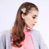 Acetate Hair Clip Rhinestone Hair Jewelry Tiara Dance Party Wedding