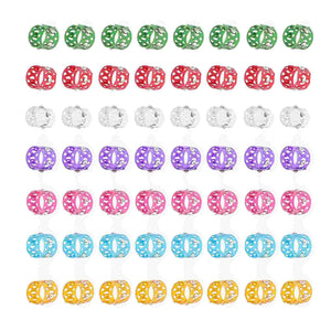 Hair Rings Dreadlocks Braid Jewelry Cuffs Metal Beads Clips
