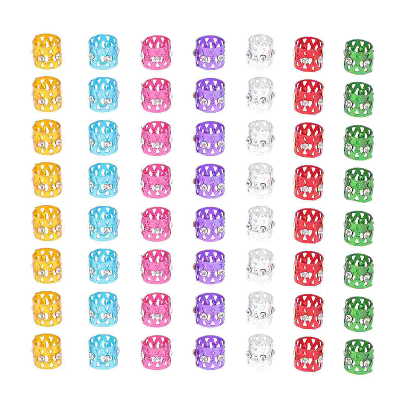 Hair Rings Dreadlocks Braid Jewelry Cuffs Metal Beads Clips
