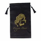 Jade Satin Drawstring Bag with Logo 50