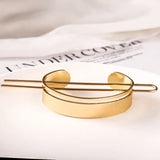 Feather Bun Cuff Leaf HairPin Set Retro Hair Pins Cage Femme Jewelry