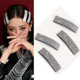 Hair Styling Hairpins Positioning Clip Crystal Jewel