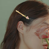 Birthday Flower Hair Clip Braid Hairpins Bangs Hold Barrettes