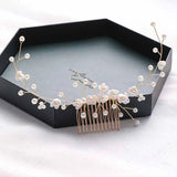 Flower Hair Comb Hair Accessories Bridal Wedding Headdress