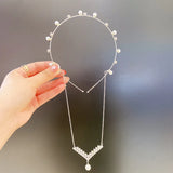 Pearl Hair Hoop South Temperament Headdress for Women