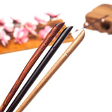 Ethnic Animal Hair Accessories Clips Classic Sandalwood Coiled Hairwear