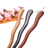 Ethnic Animal Hair Accessories Clips Classic Sandalwood Coiled Hairwear