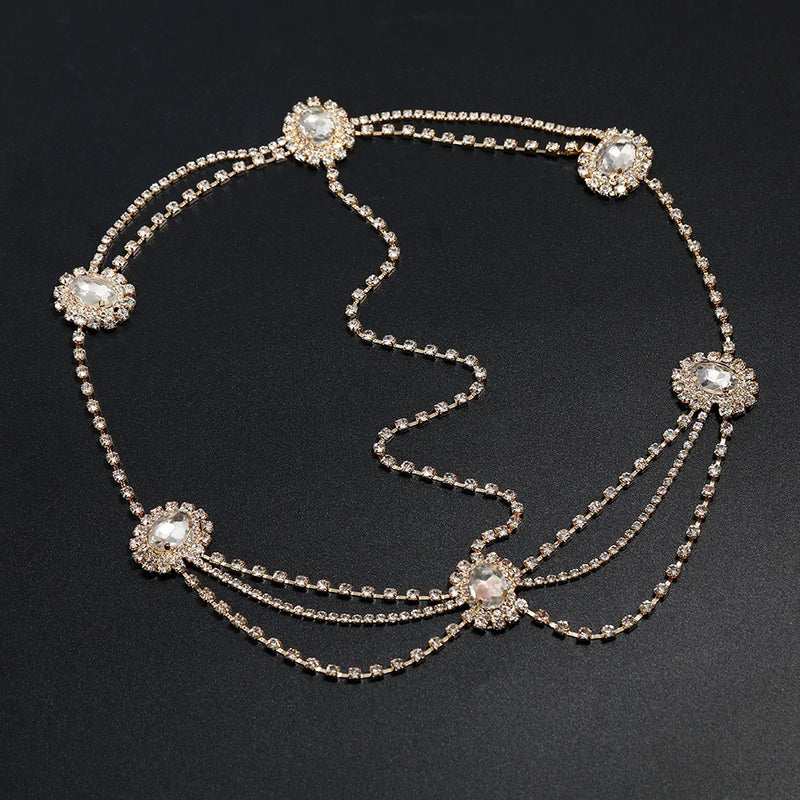 Rhinestone Multi-layer Headband for Women Wedding Hair Accessories