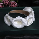 Beaded Pearl Hairband for Women Bridal Party Headbands