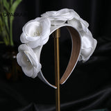 Beaded Pearl Hairband for Women Bridal Party Headbands