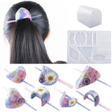 Hairpin Mirror Silicone Mould DIY Resin Mold