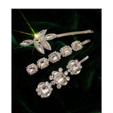 CZ Rhinestone Side Clip Hairpins Wedding Bridal Jewelry