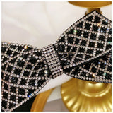 Vintage Bow-knot CZ Hairpin Hair Band Jewelry