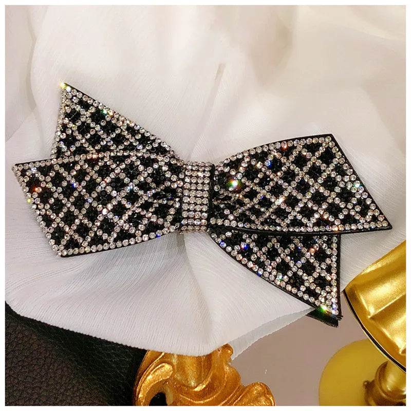 Vintage Bow-knot CZ Hairpin Hair Band Jewelry