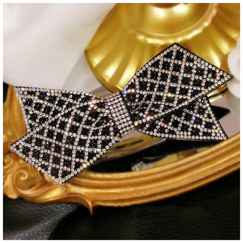 Vintage Bow-knot CZ Hairpin Hair Band Jewelry