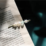 Purple Baroque Pearls Hairpins Tiara for Women, Irregular Wedding Gift