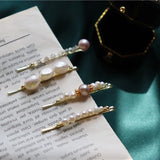 Purple Baroque Pearls Hairpins Tiara for Women, Irregular Wedding Gift