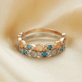 Breast Milk Resin Ring Settings, Birthstone Ring, 925 Sterling Silver