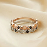 Breast Milk Resin Ring Settings, Birthstone Ring, 925 Sterling Silver