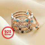 Breast Milk Resin Ring Settings, Birthstone Ring, 925 Sterling Silver