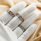 Half Band Keepsake Breast Milk Resin Ring Settings