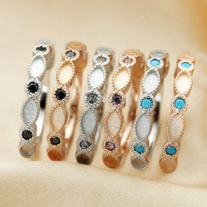 Half Band Keepsake Breast Milk Resin Ring Settings