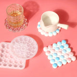 Round Silicone Coaster Mold Cup Mat Mold for Resin Coaster