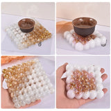 Silicone Coaster Mold Square Epoxy Casting Mold for Resin Coaster