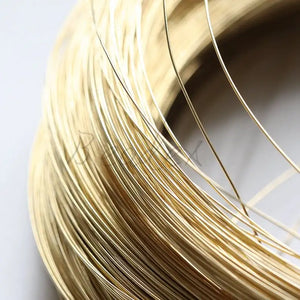 Half Hard Raw Brass Wrapping Wire 18 Gauge