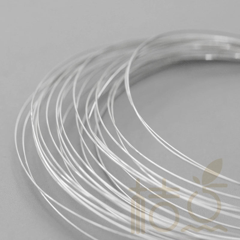 Half Hard Sterling Silver Round Wire - Wrapping Wire
