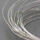 Half Hard Sterling Silver Round Wire - Wrapping Wire