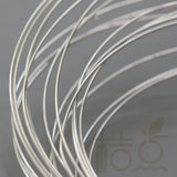 Half Hard Sterling Silver Round Wire - Wrapping Wire