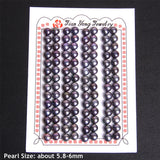 AAA Natural Freshwater Pearl Beads Flat Round Half Hole Button Bread Pearl