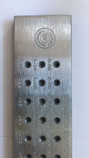0.5-3.0 Tungsten Carbide Wire Drawplate 30 Holes Wire Drawing Plate