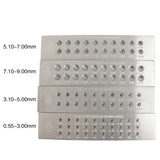 Half Round Tungsten Carbide Wire Drawplate for Jewelry Making Tools