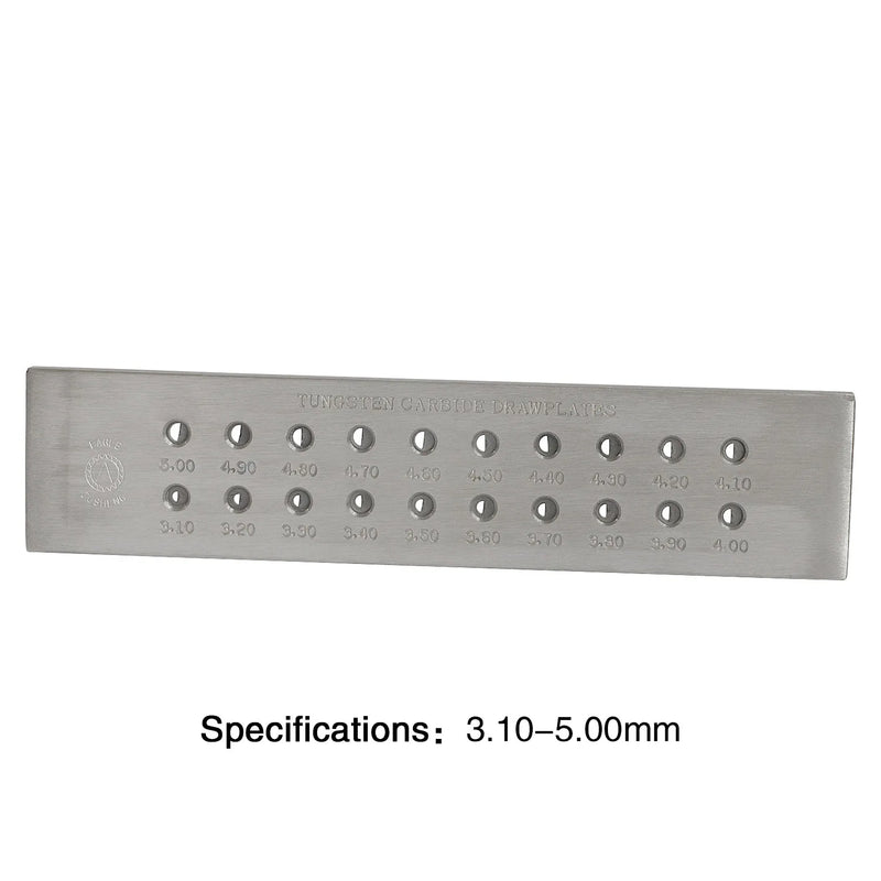 Half Round Tungsten Carbide Wire Drawplate for Jewelry Making Tools