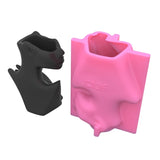 Half-body Human Vase Flower Pot Storage Box Mold for Succulents