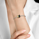 Skull Cat Beads 925 Sterling Silver Gold-Plated Bracelet DIY Accessories