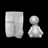 Halloween 3D Candle Silicone Mold Cursed Doll Resin Epoxy Casting Mold
