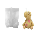 Halloween 3D Candle Silicone Mold Cursed Doll Resin Epoxy Casting Mold