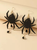 Halloween Acrylic Earrings Spider Ghost Skull Stud Earrings