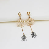 Alloy Spider Charm Earring for Women