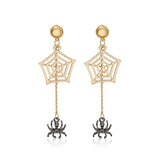 Alloy Spider Charm Earring for Women