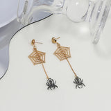 Alloy Spider Charm Earring for Women