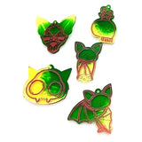 Halloween Bat Keychain Silicone Mold for DIY Crafts Making