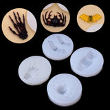 Halloween Bat Owl Spider Skeleton Hand Silicone DIY Jewelry Cake Resin Mold Tool