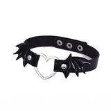 Halloween Bat Wings Choker Necklace Heart Collar Goth Jewelry