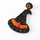 Halloween Beaded Hat Earrings Bohemian Women's Earrings