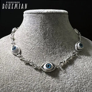 Halloween Alien Eye Ball Necklace Unisex